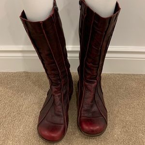 Leather boots. Size EU 39